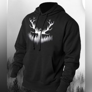 Cole deer rack with trees hoodie new from our boutique🤍❤️🤍❤️